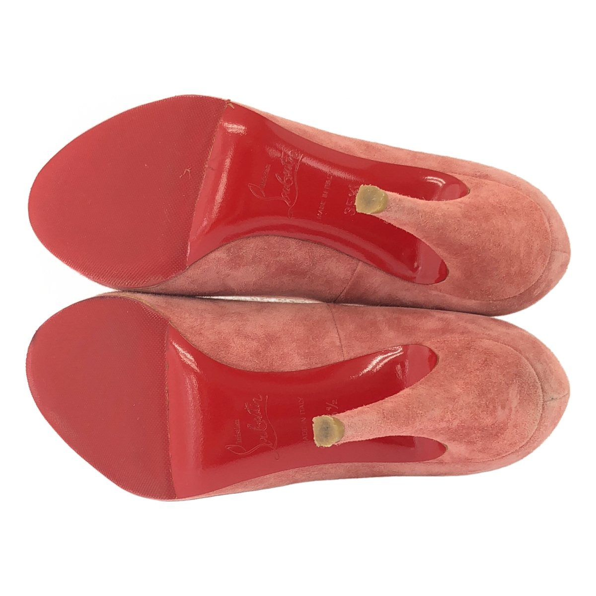 Christian Louboutin / クリスチャンルブタン ラウンドトゥ スエード パンプス