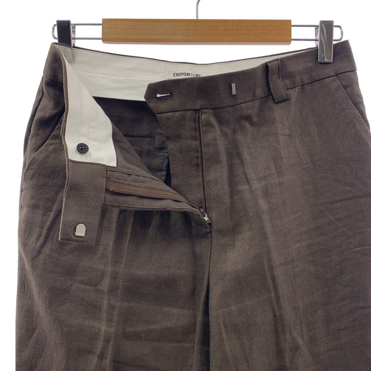 Deuxieme Classe / ドゥーズィエムクラス スリム フレア パンツ(linen)