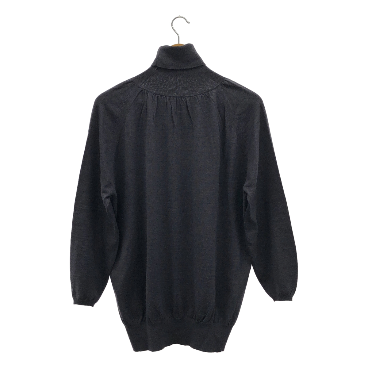 Drawer / ドゥロワー 18G ギャザータートルネックニット