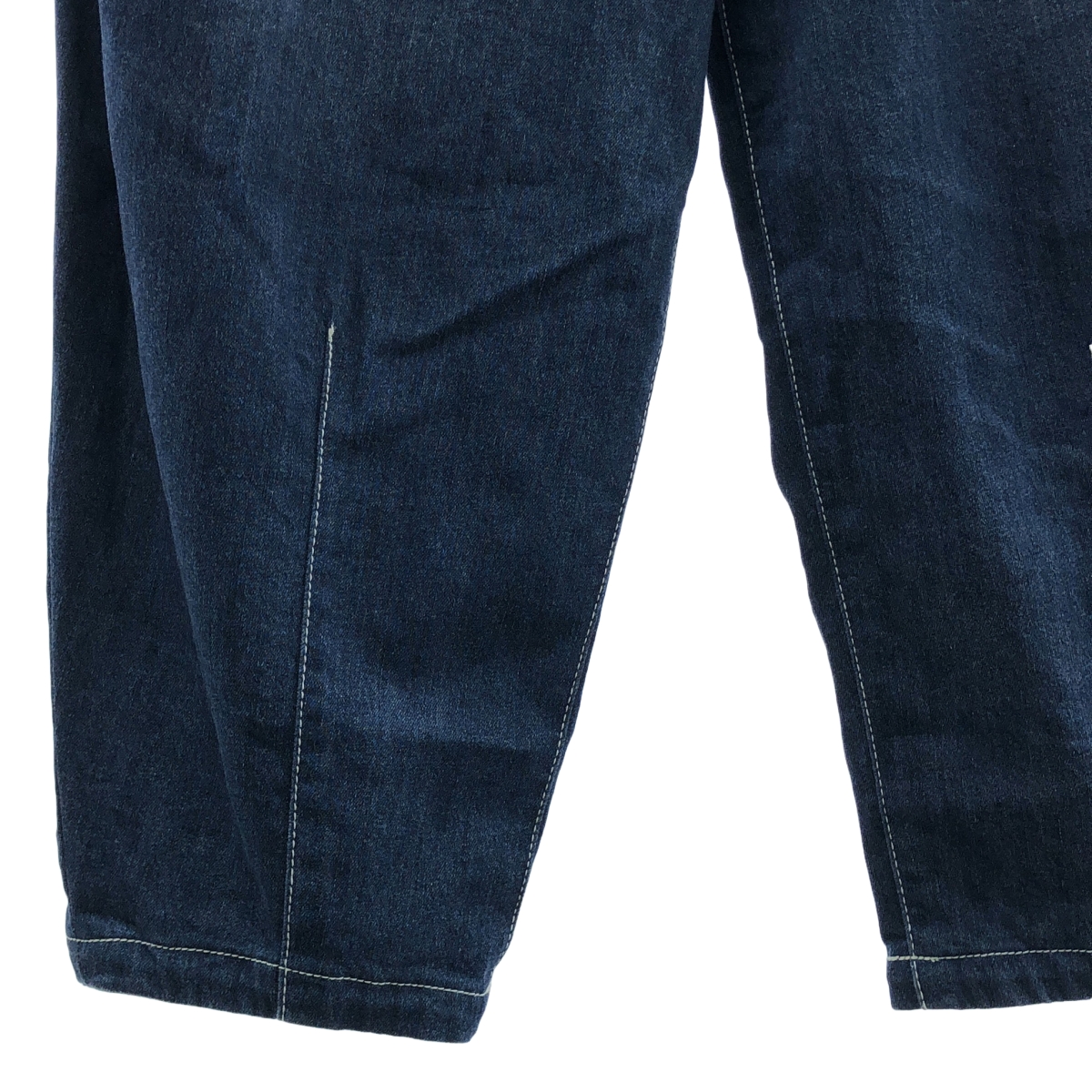 その他 ウエストロゴ ビーチデニム テーパード バルーン ワイドパンツ