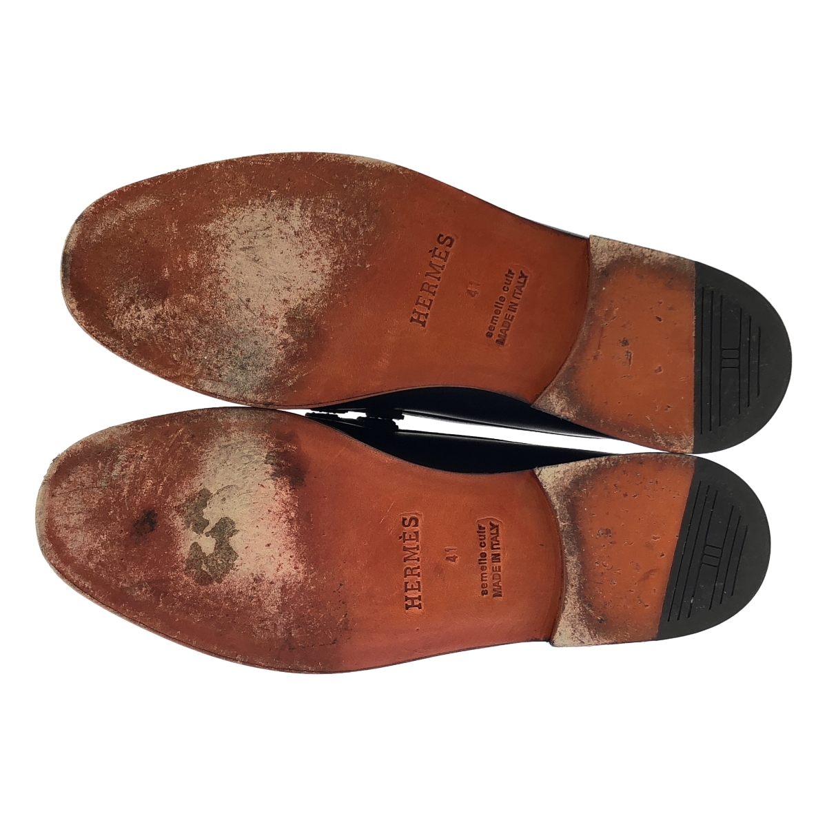 HERMES / エルメス KENNEDY ケネディ カーフレザー モカシン ローファー