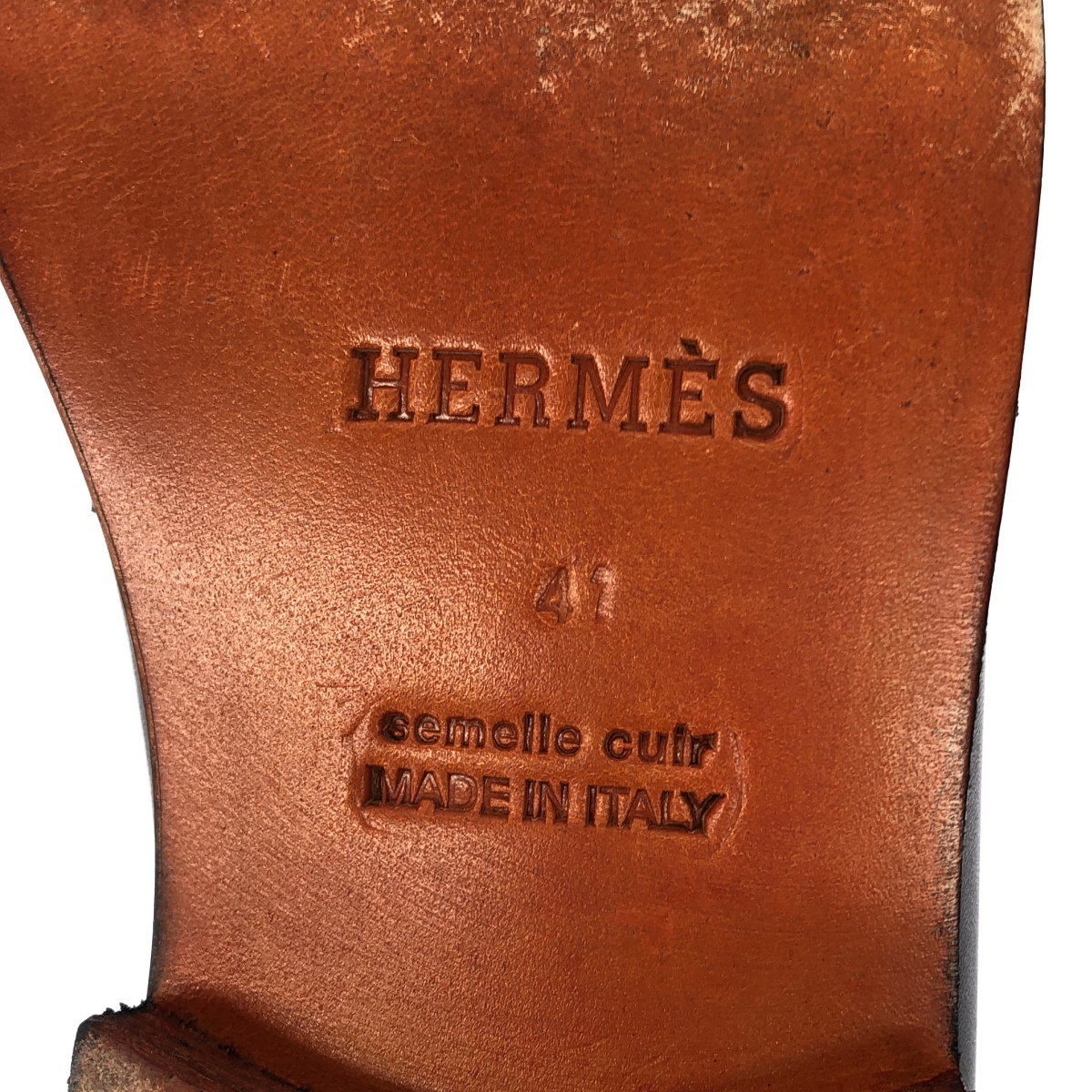 HERMES / エルメス KENNEDY ケネディ カーフレザー モカシン ローファー