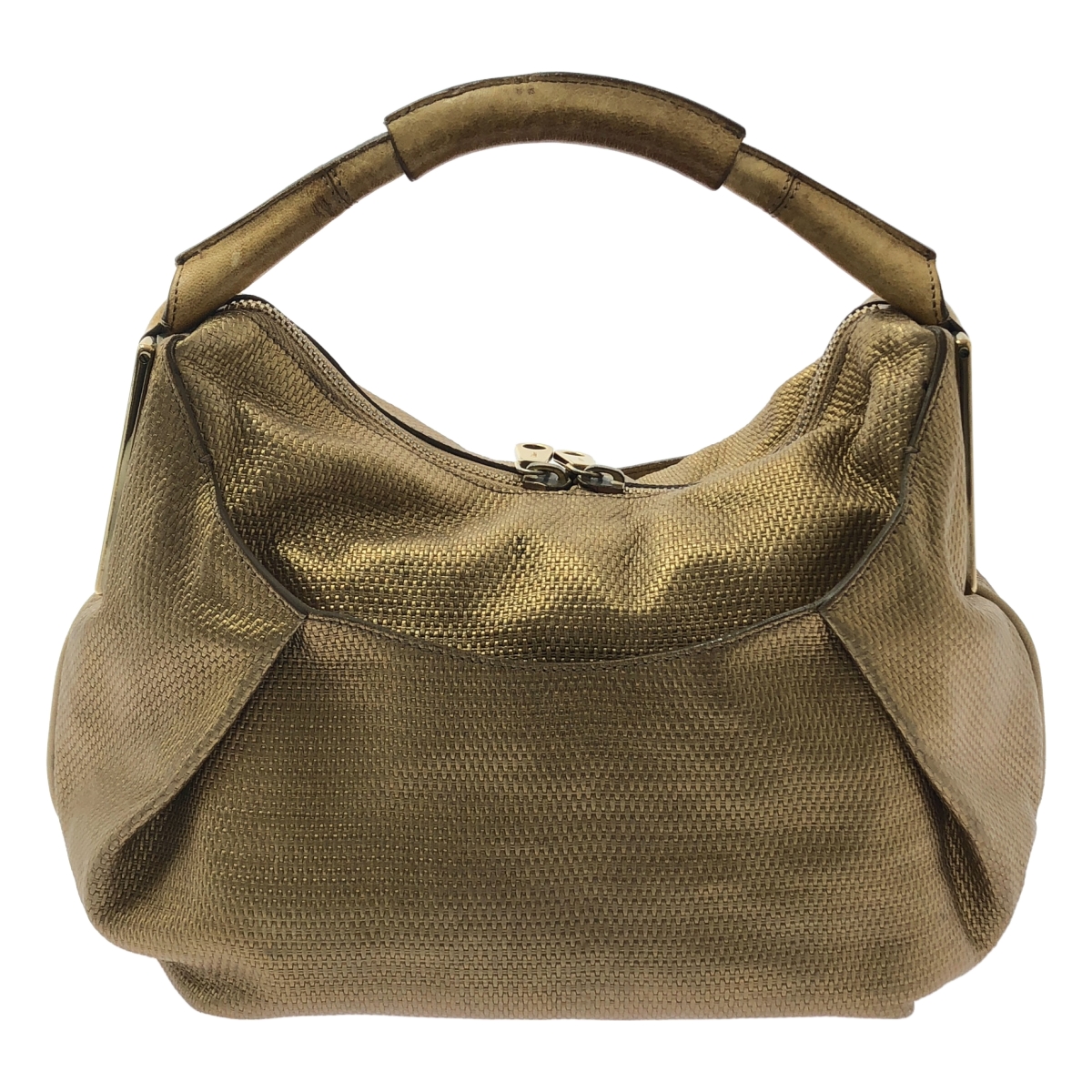 Chloe / クロエ レザー ハーフムーン ハンドバッグ