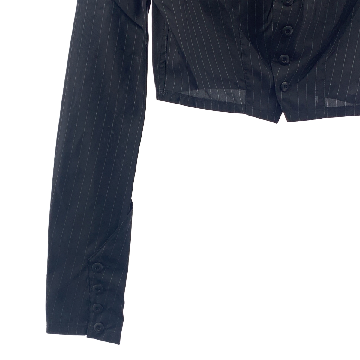 その他 st lining jacket ストライプ キュプラ ショートジャケット