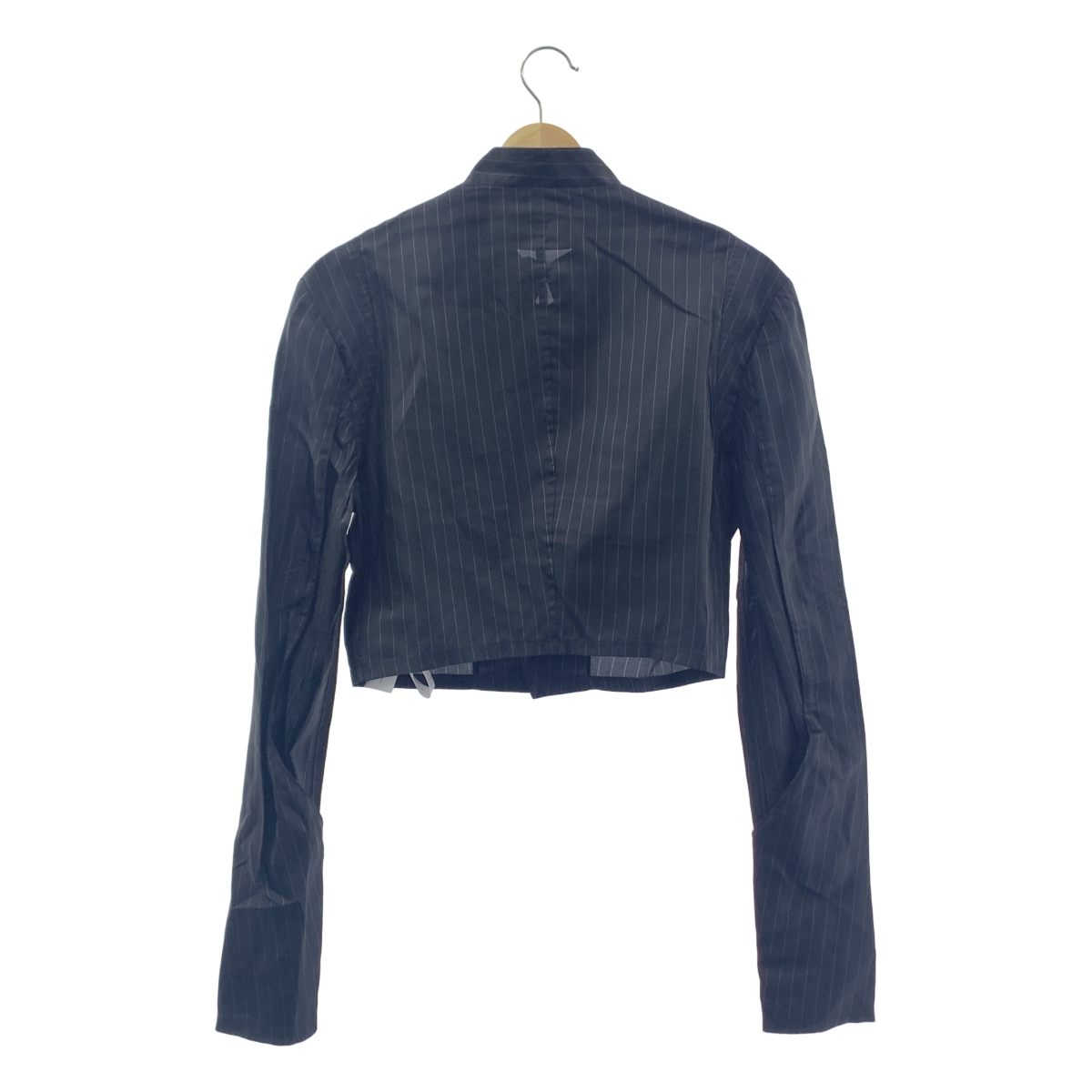 その他 st lining jacket ストライプ キュプラ ショートジャケット