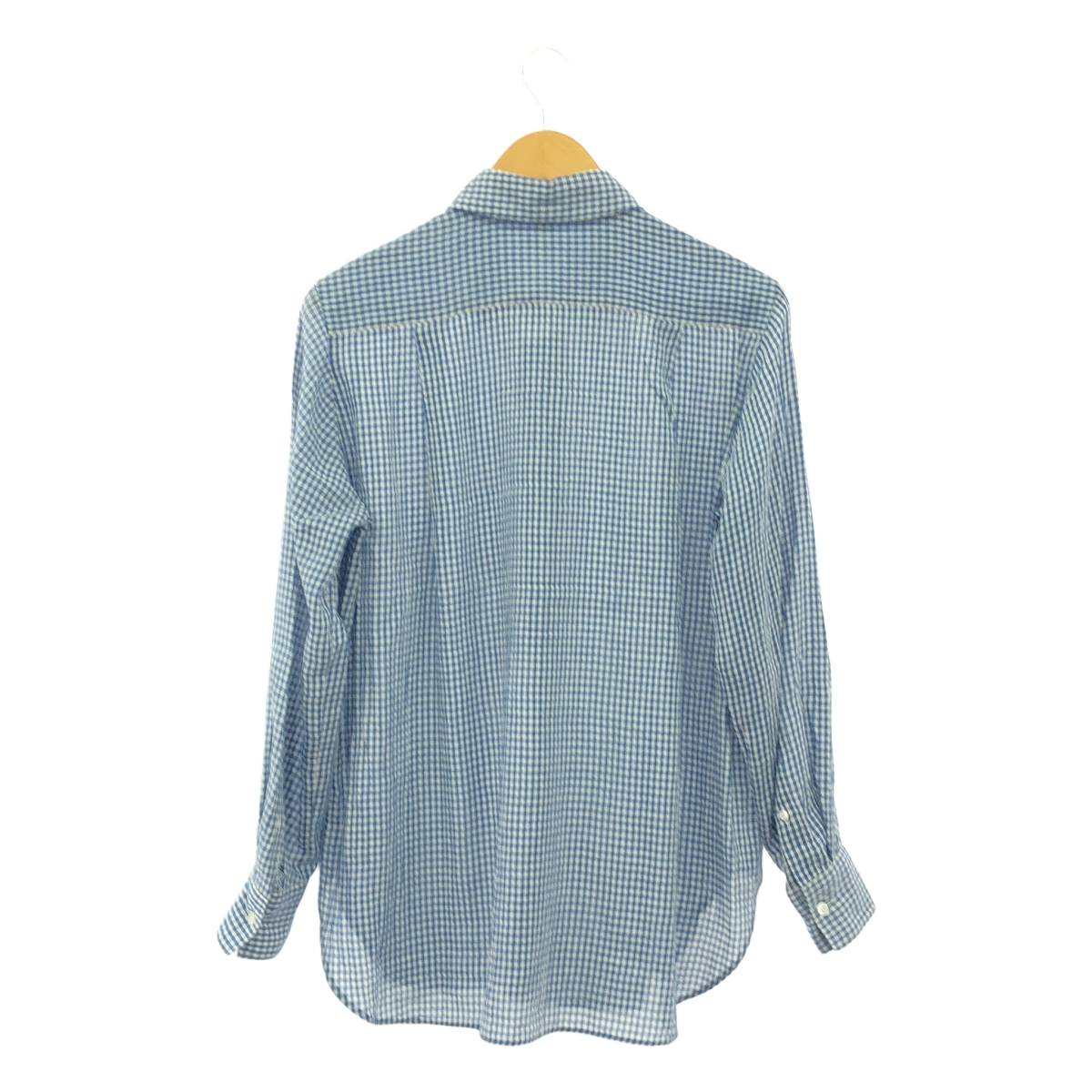 BLAMINK / ブラミンク コットン ギンガムチェック レギュラーブラウス