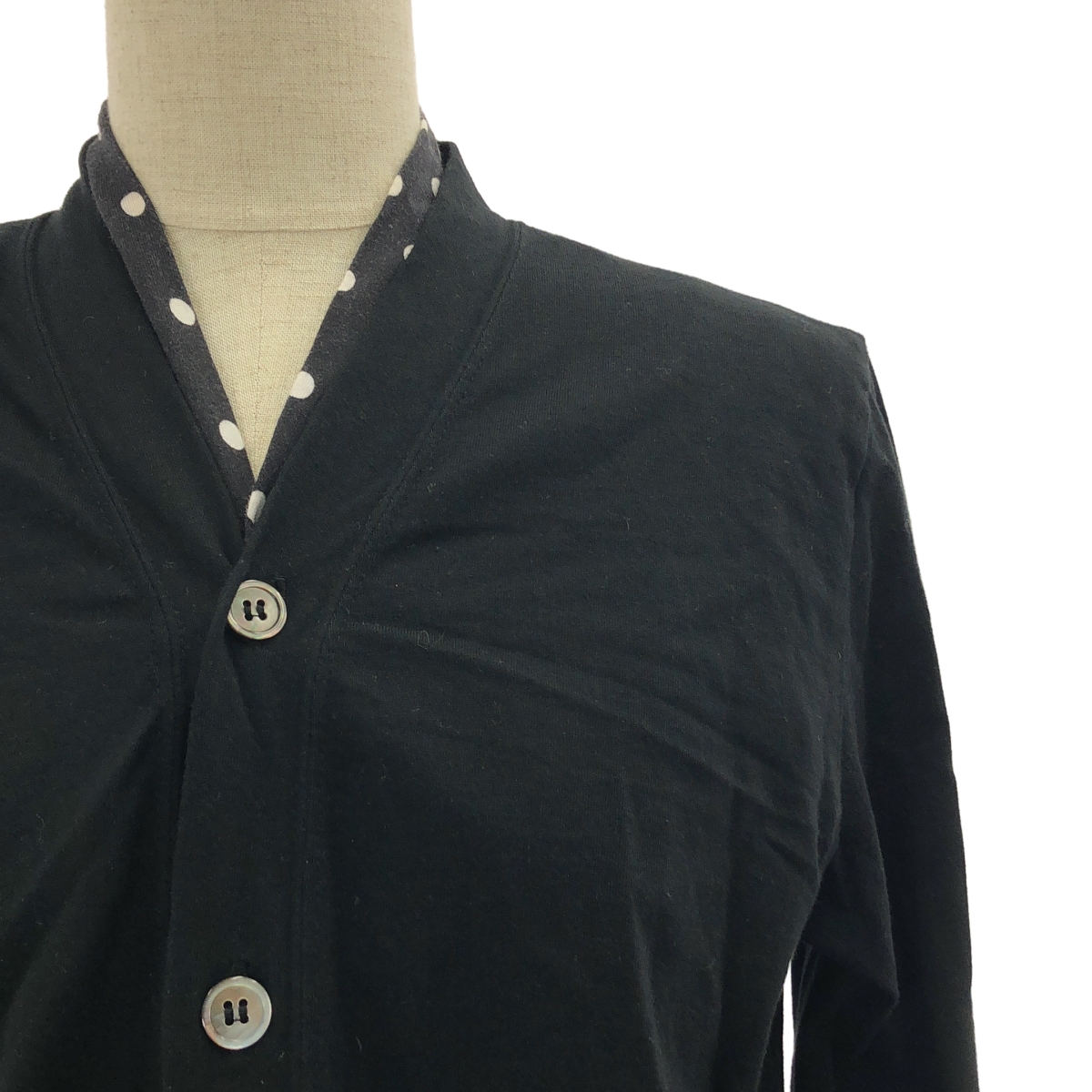 COMME des GARCONS / コムデギャルソン リバーシブル ドット カーディガン トップス