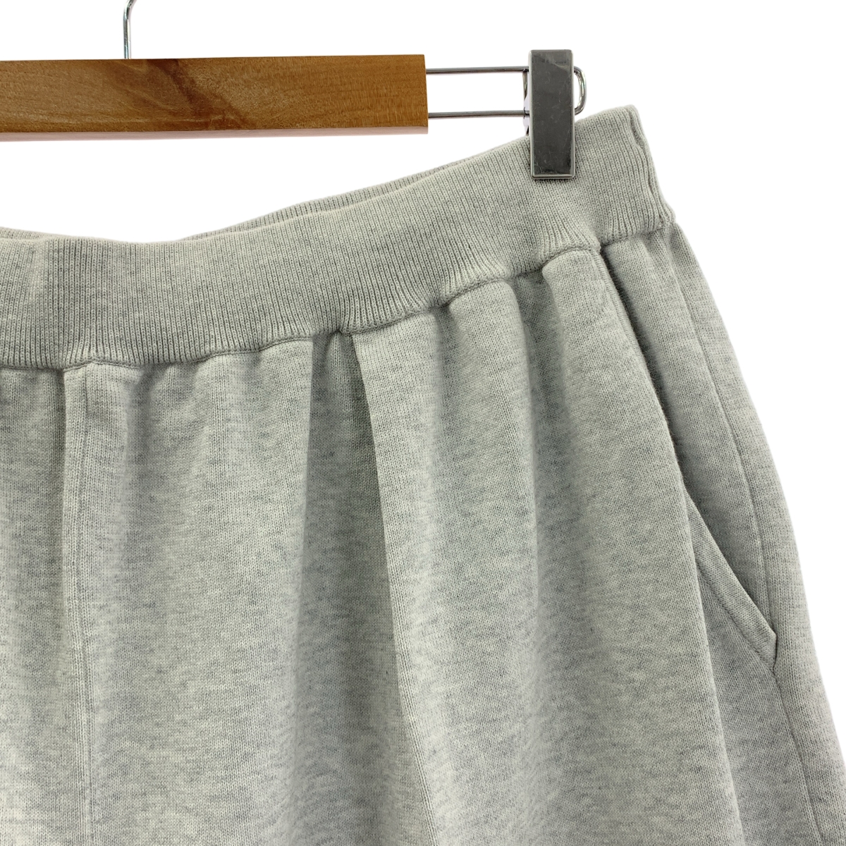 is-ness / イズネス コットンポリエステルニットイージーパンツ