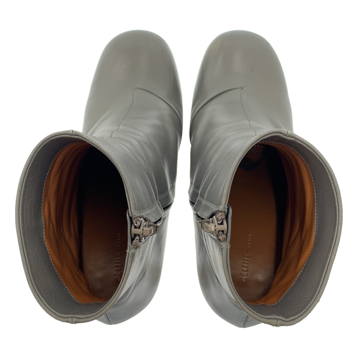 CELINE / セリーヌ フィービー期 レザー アンクルヒールブーツ