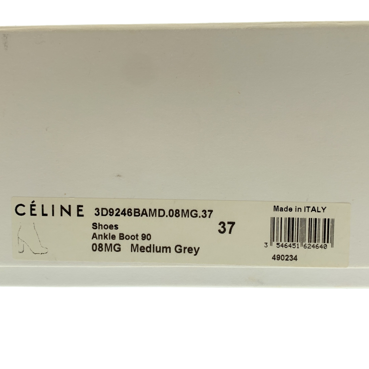 CELINE / セリーヌ フィービー期 レザー アンクルヒールブーツ