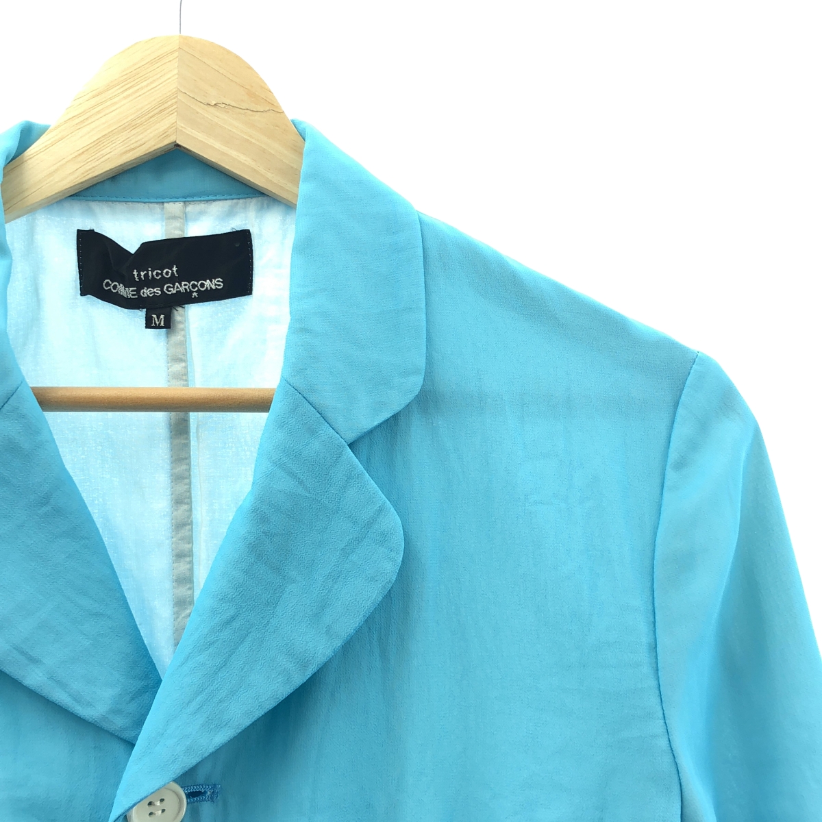 tricot COMME des GARCONS / トリココムデギャルソン ポリエステル シフォン 3B テーラードジャケット