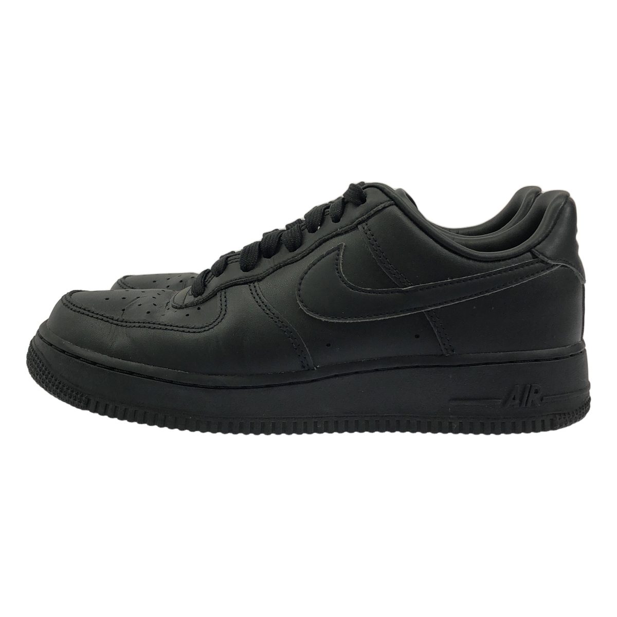 NIKE / ナイキ AIR FORCE 1 07 LOW FRESH / TRIPLE BLACK エアフォース1 ロー フレッシュ トリプルブラック スニーカー