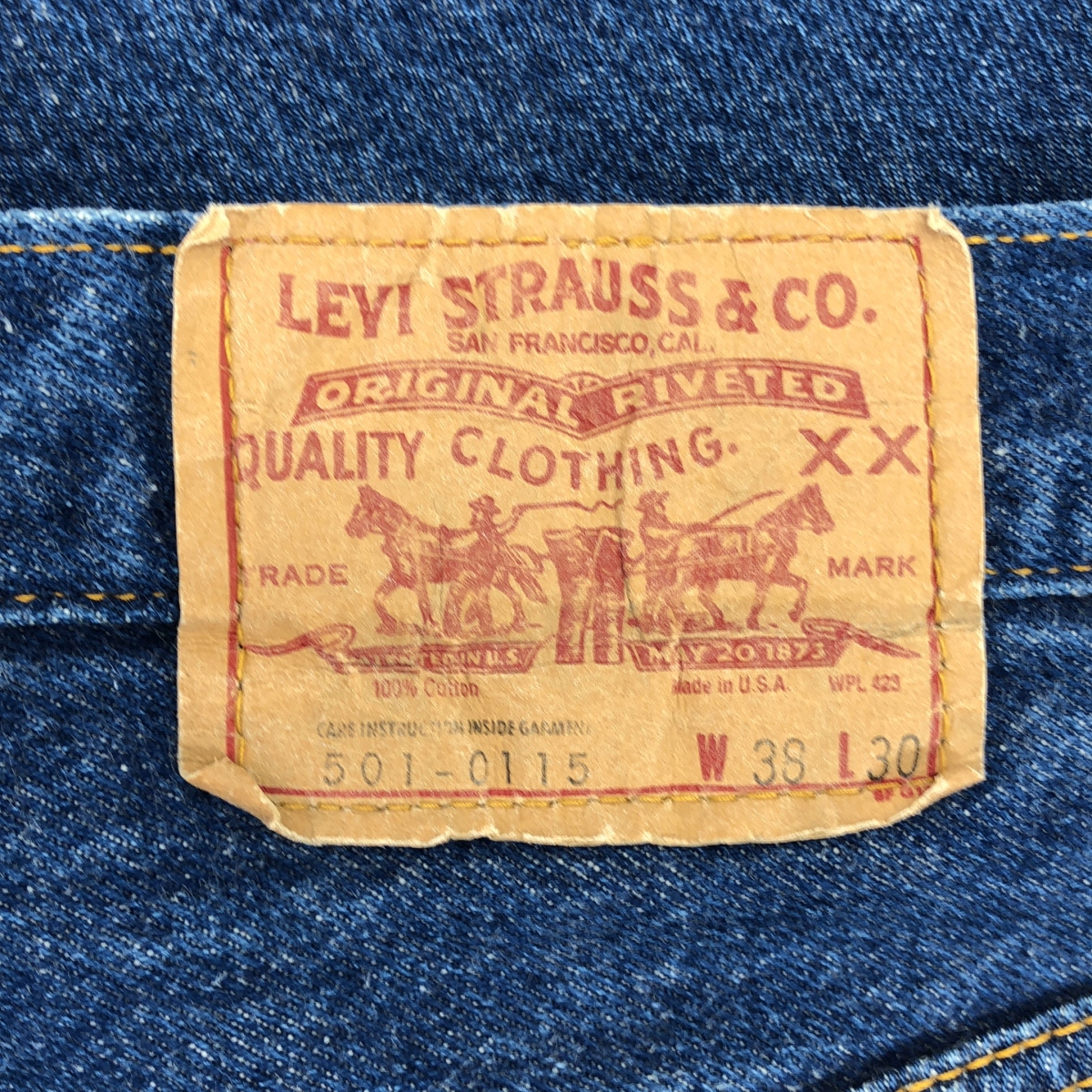 Levi's / リーバイス 1980s ヴィンテージ 501-0115 USA製 デニムパンツ 刻印532