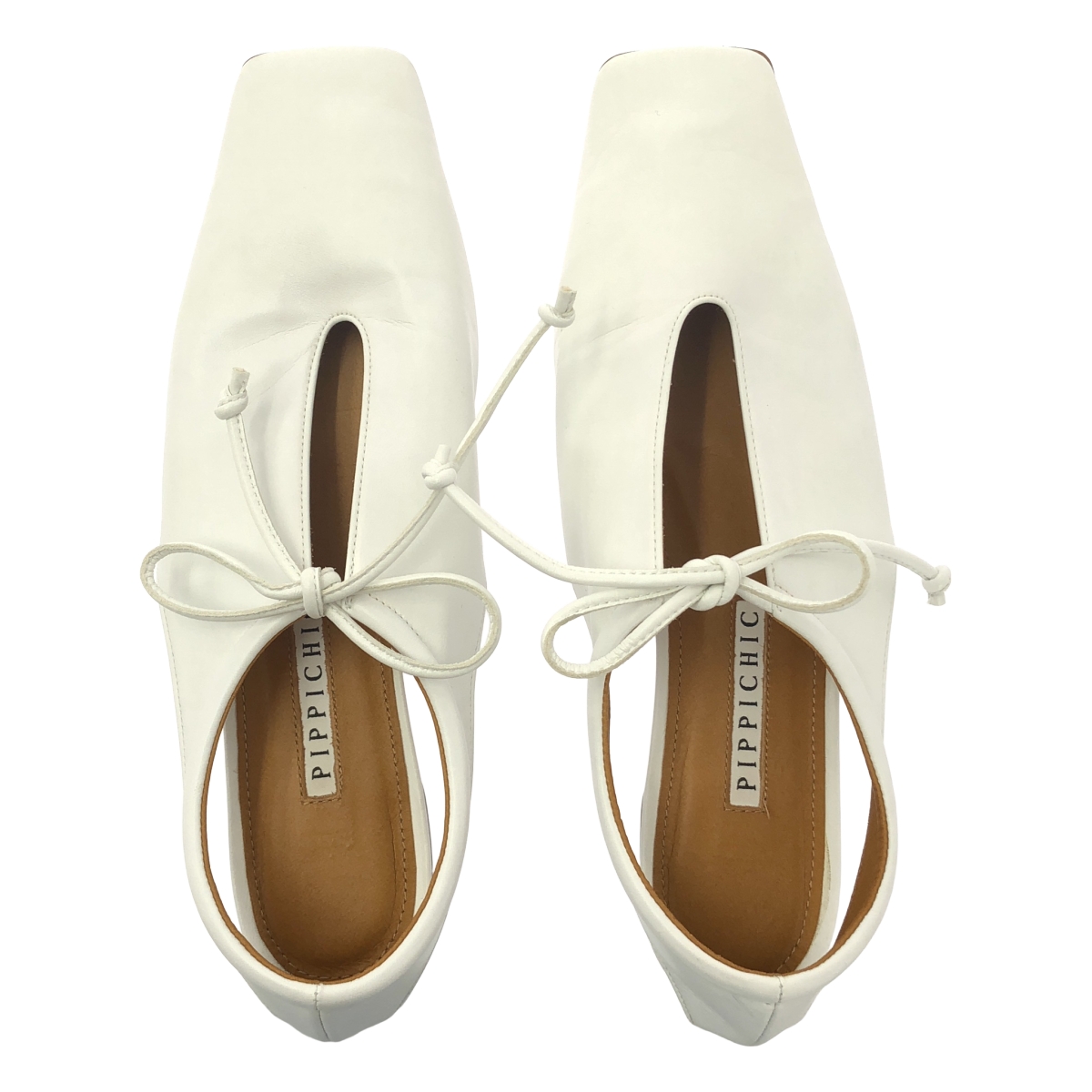 PIPPICHIC / ピッピシック AMBER COCO スクエアトゥ フラットシューズ