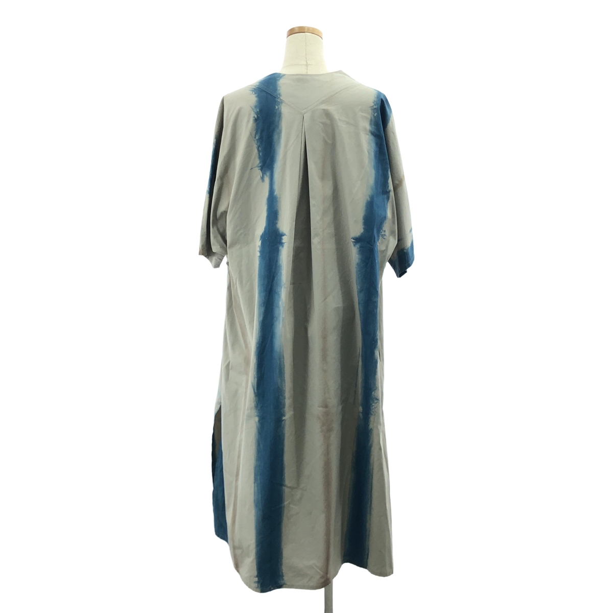 seya. / セヤ DRESS HAND DYED コットン シルク シャツワンピース