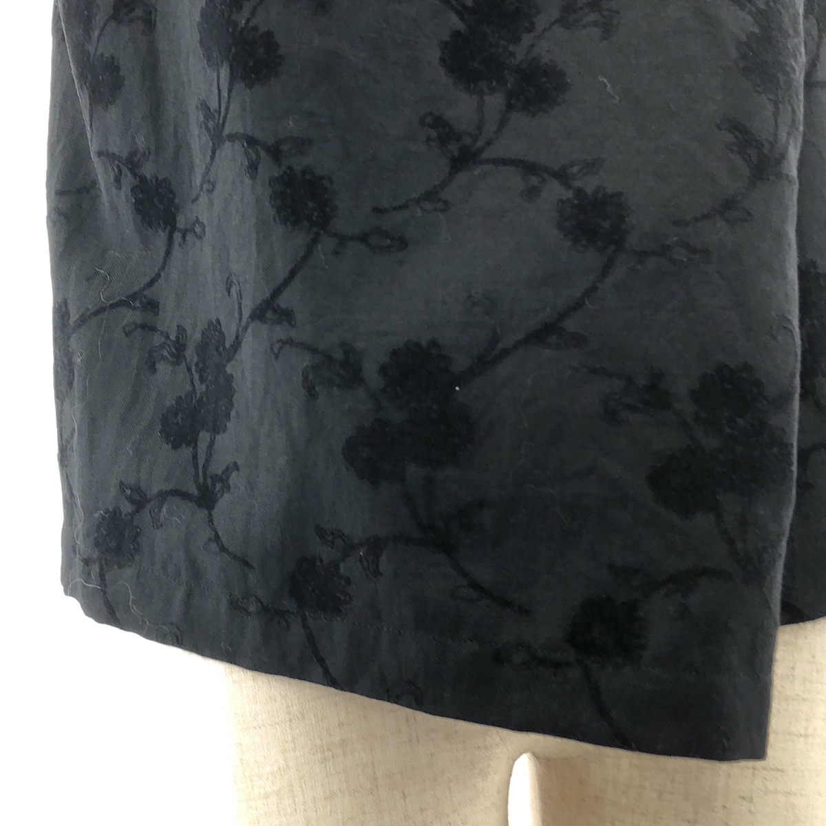 tricot COMME des GARCONS / トリココムデギャルソン フラワー フロッキープリント デザイン ブラウス