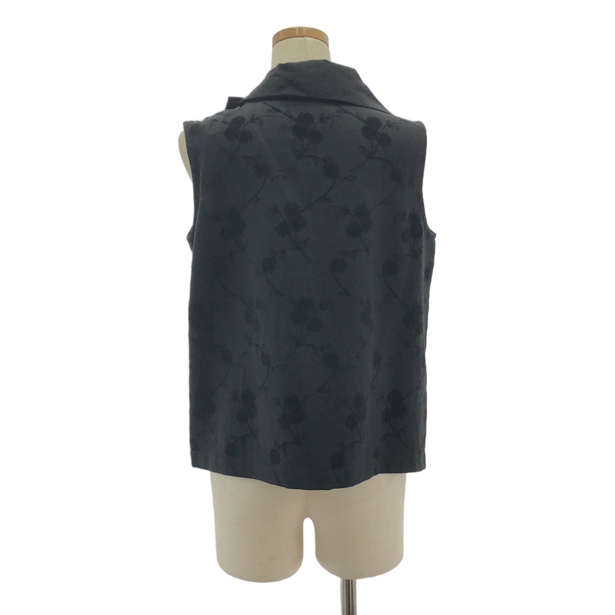 tricot COMME des GARCONS / トリココムデギャルソン フラワー フロッキープリント デザイン ブラウス