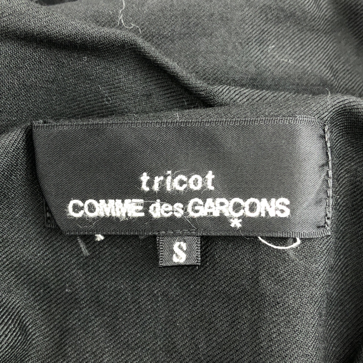 tricot COMME des GARCONS / トリココムデギャルソン フラワー フロッキープリント デザイン ブラウス