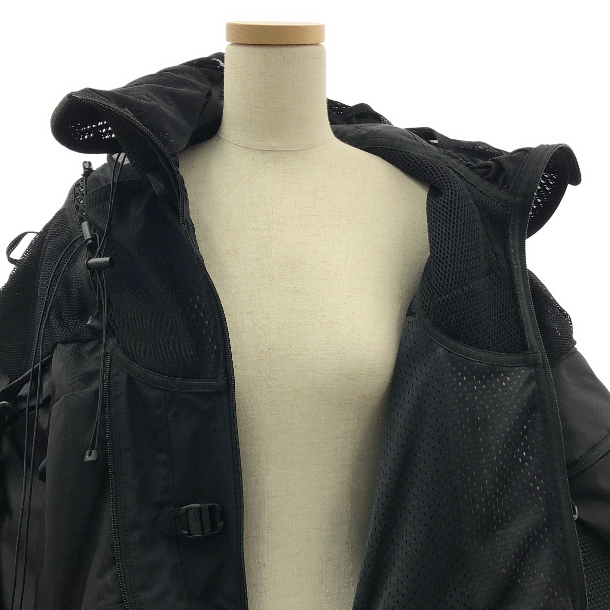 JUNYA WATANABE COMME des GARCONS / ジュンヤワタナベ ナイロン メッシュ パネル オーバーシルエット ジャケット