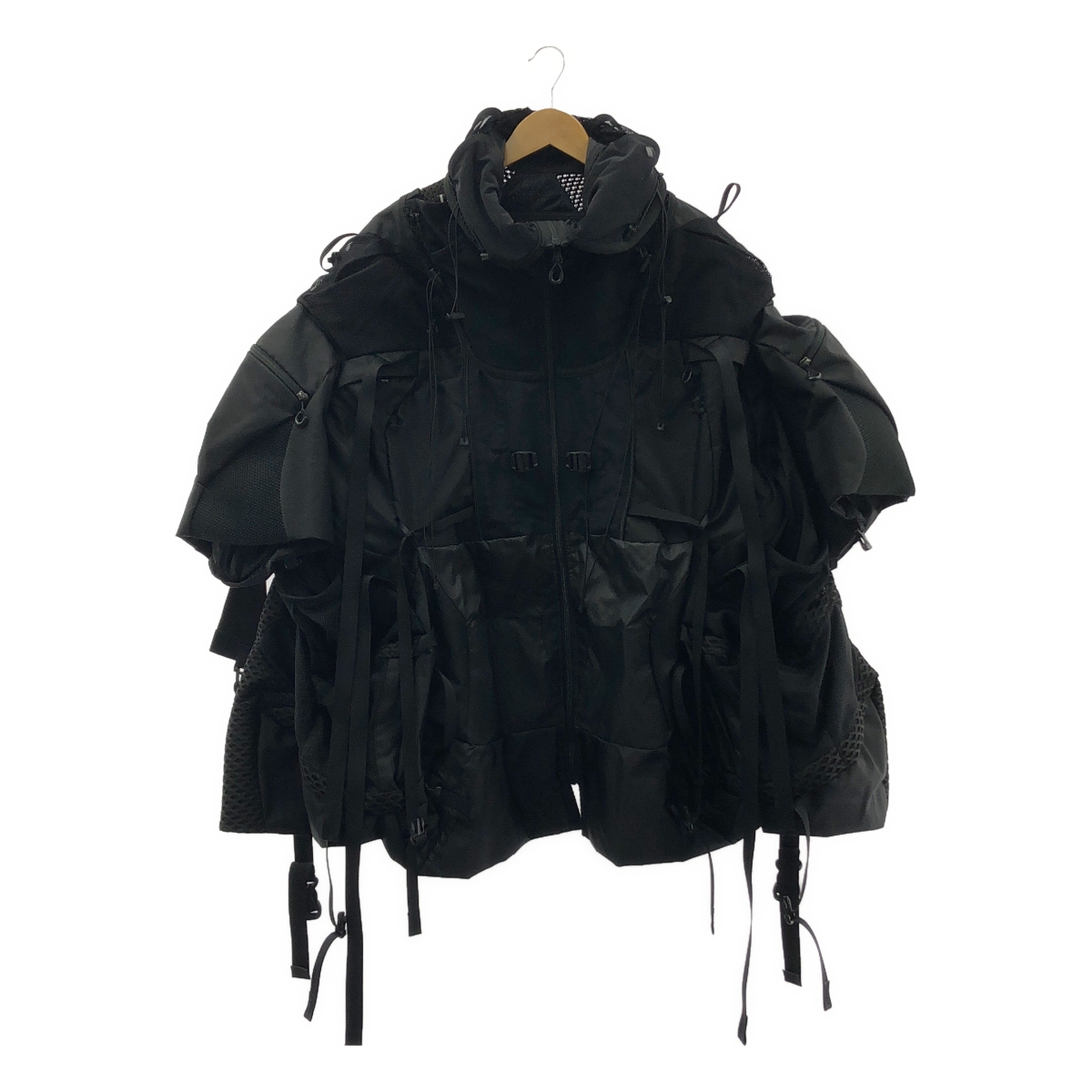 JUNYA WATANABE COMME des GARCONS / ジュンヤワタナベ ナイロン メッシュ パネル オーバーシルエット ジャケット