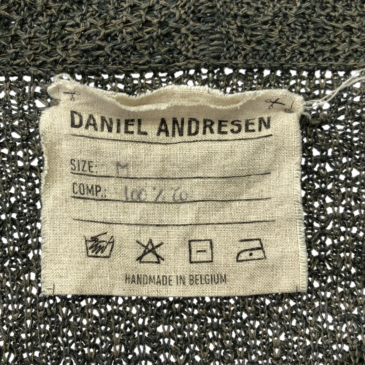 DANIEL ANDRESEN / ダニエルアンドレセン コットン ピン ニットカーディガン