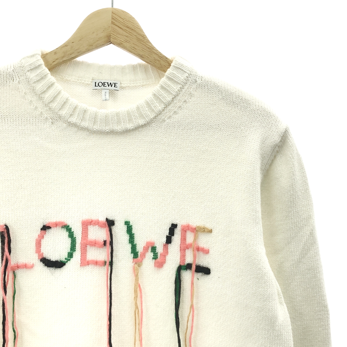 LOEWE / ロエベ コットン ロゴ エンブロイダリー ニット