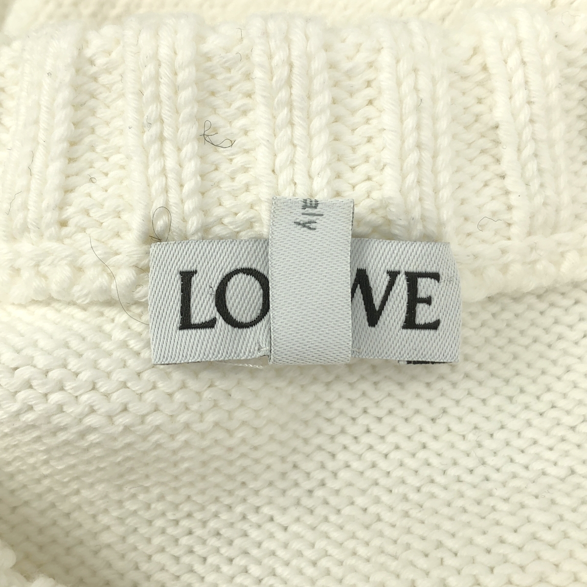LOEWE / ロエベ コットン ロゴ エンブロイダリー ニット