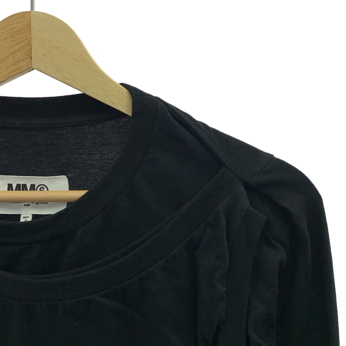 MM6 Maison Margiela / エムエムシックスメゾンマルジェラ コットン レイヤード ロングスリーブ カットソー