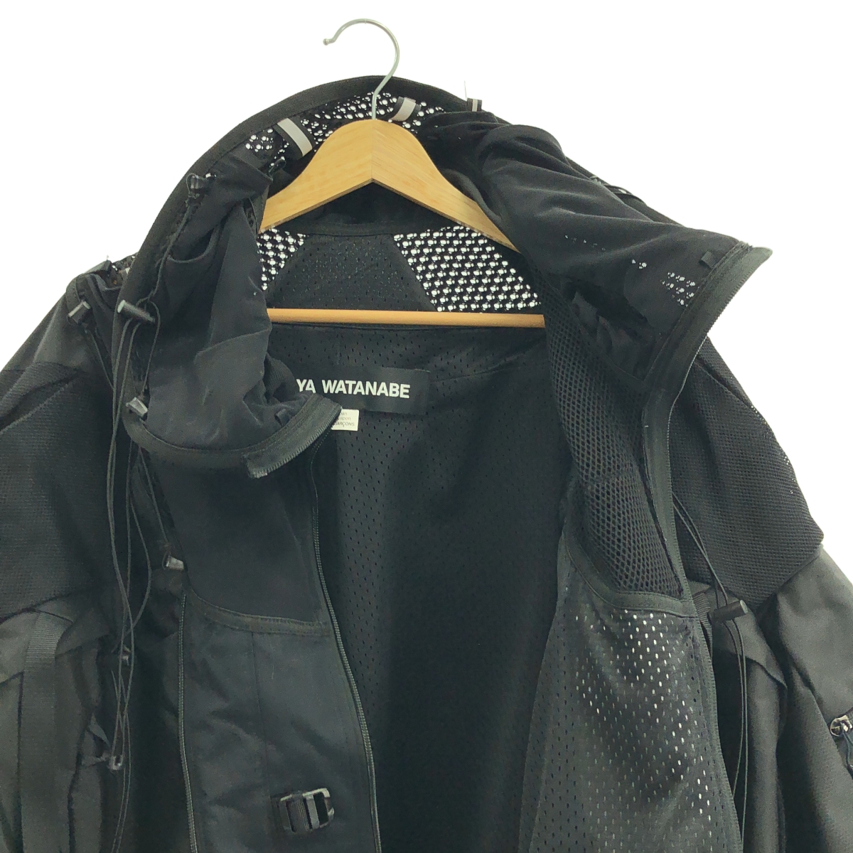 JUNYA WATANABE / ジュンヤワタナベ ナイロン メッシュ パネルパーカーコート ジャケット