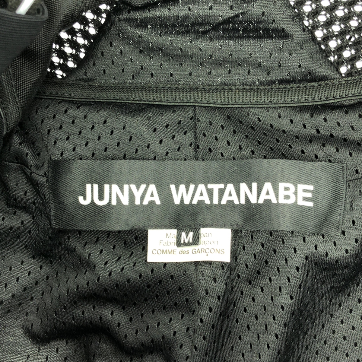 JUNYA WATANABE / ジュンヤワタナベ ナイロン メッシュ パネルパーカーコート ジャケット