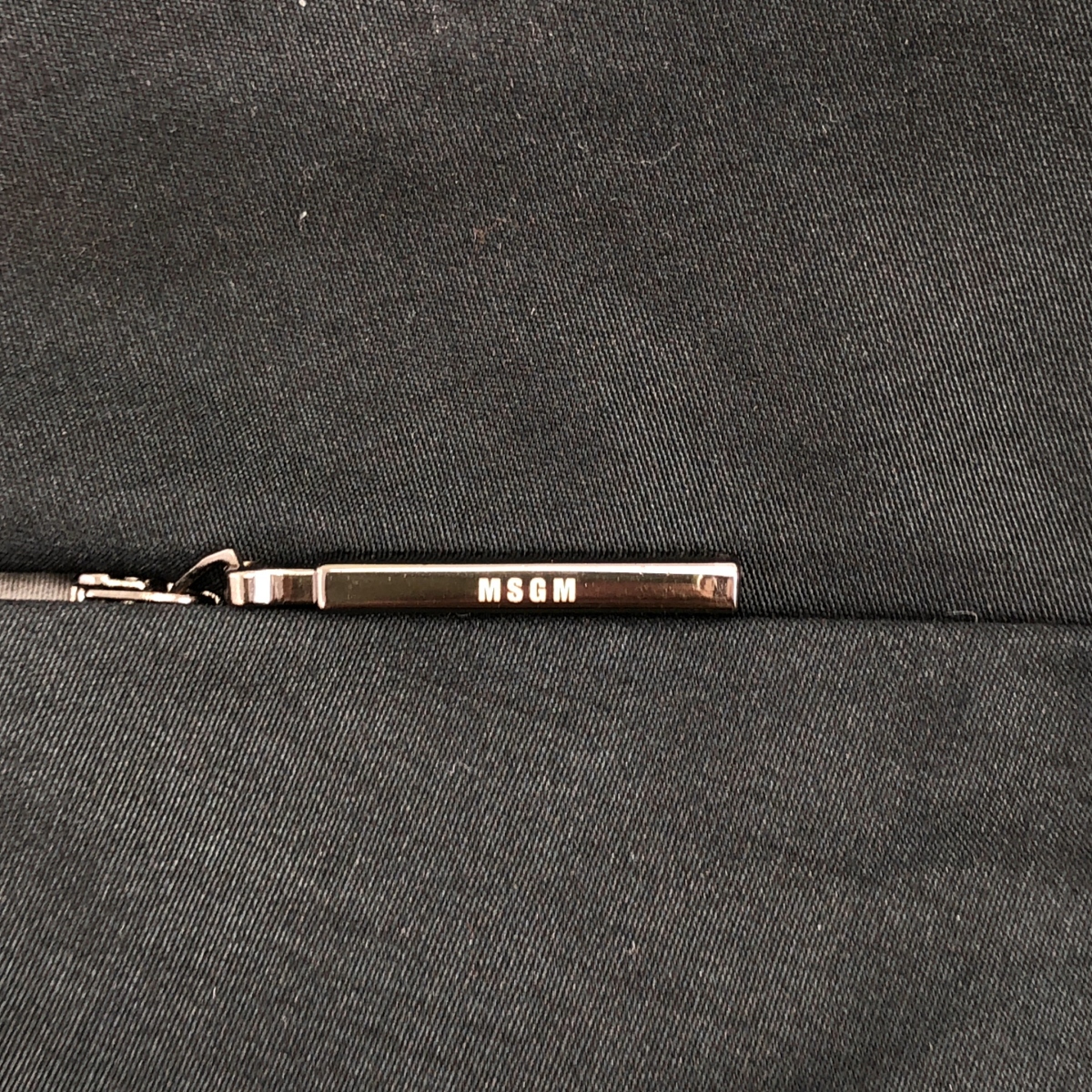 MSGM / エムエスジーエム コットン 総柄 バナナ サイドジップ スカート