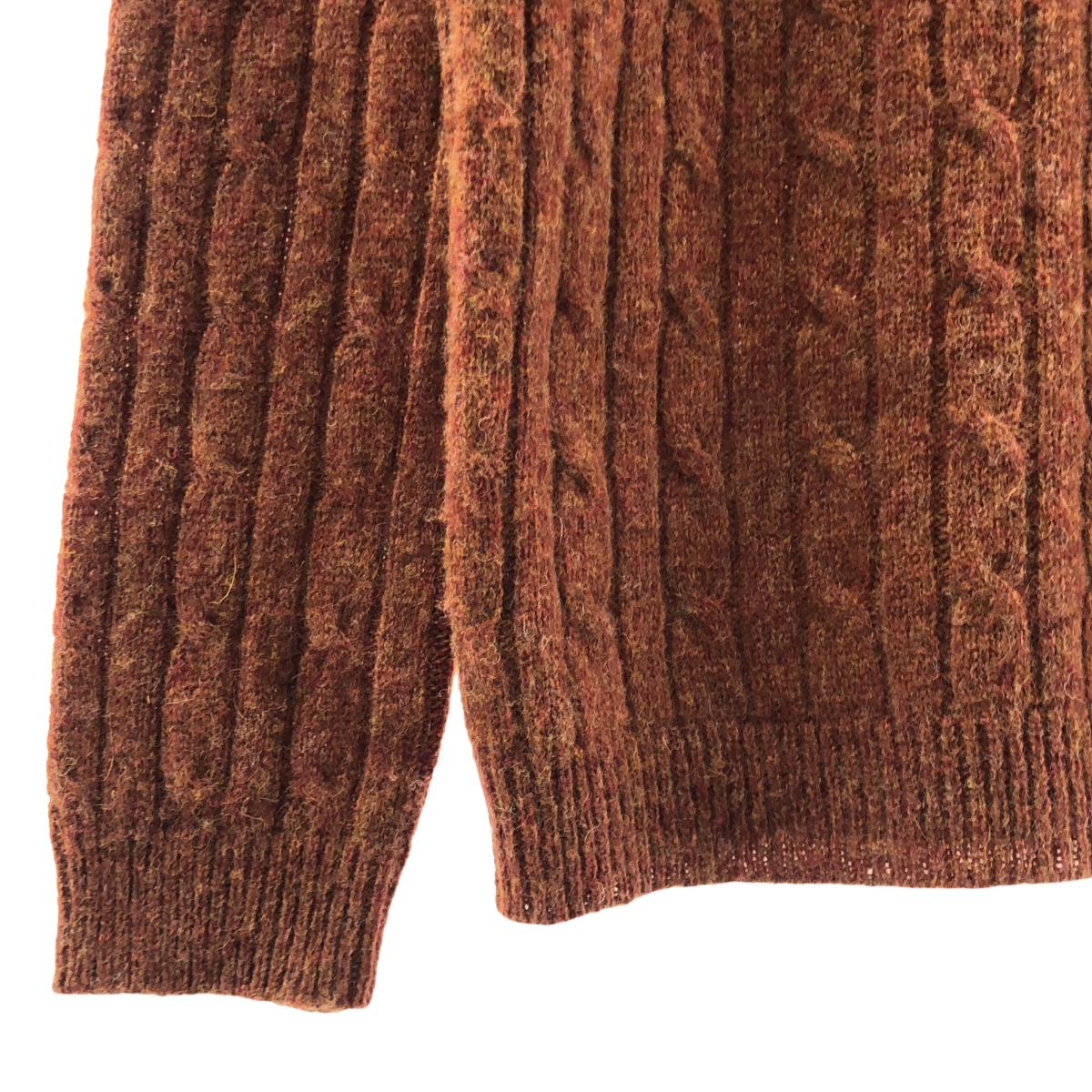 None / bellwood / ベルウッド クルーネック ケーブル ニット セーター