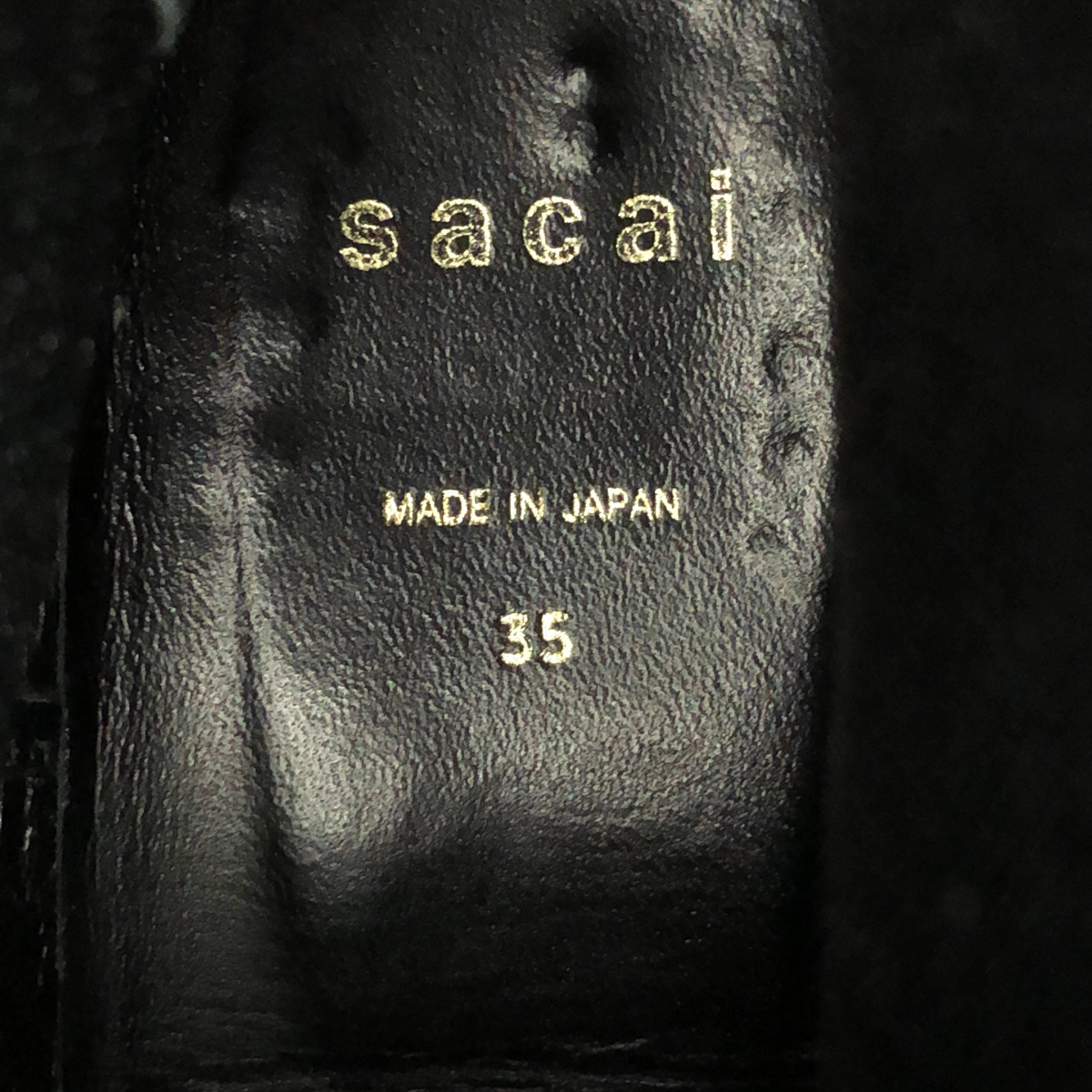 sacai / サカイ COWHIDE Chelsea Boots カウハイドチェルシーブーツ