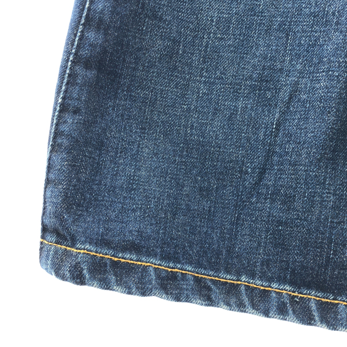 JUNYA WATANABE COMME des GARCONS / ジュンヤワタナベ 【denim】ダメージ加工 サイドジップ 再構築 デニムスカート