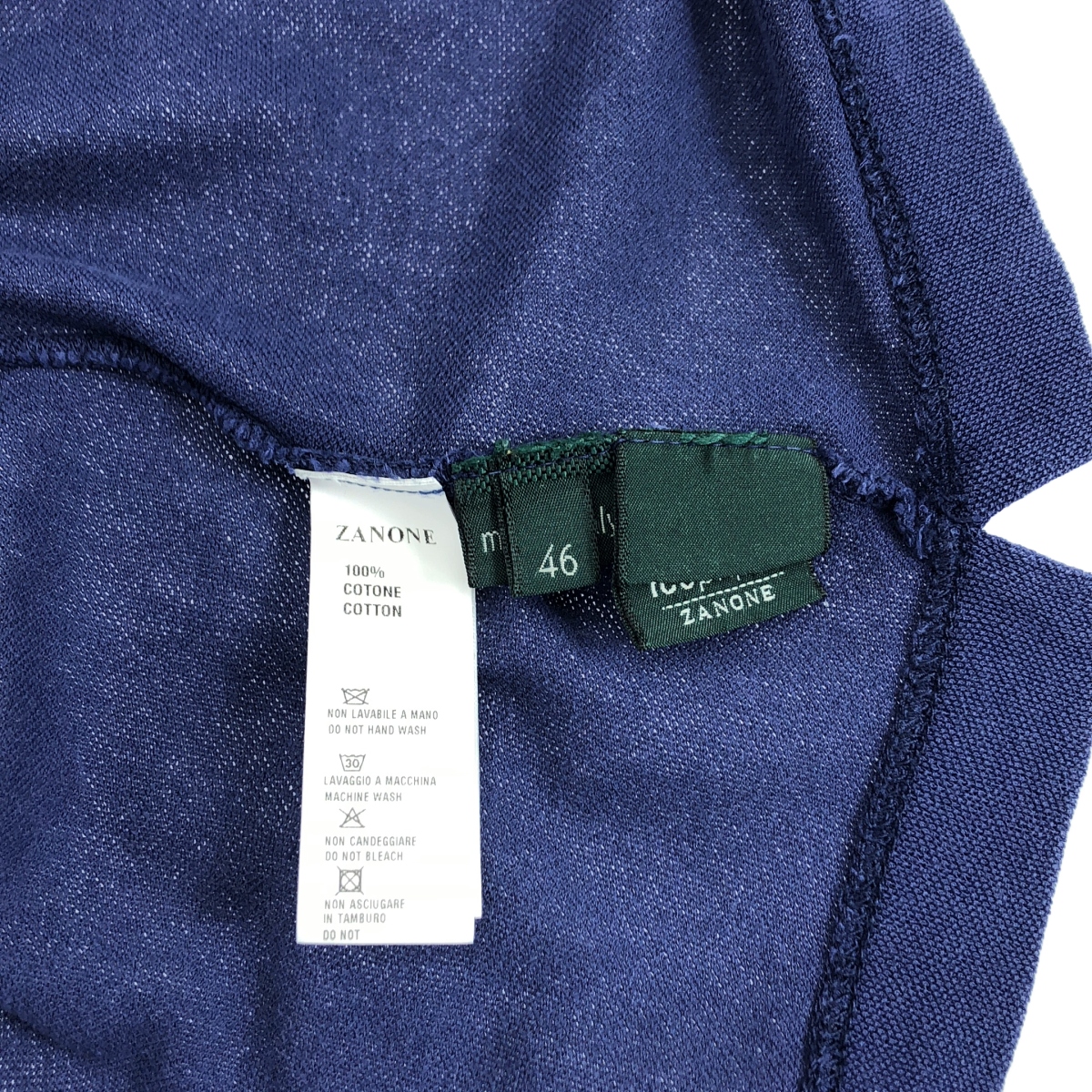 ZANONE / ザノーネ コットン ポロシャツ