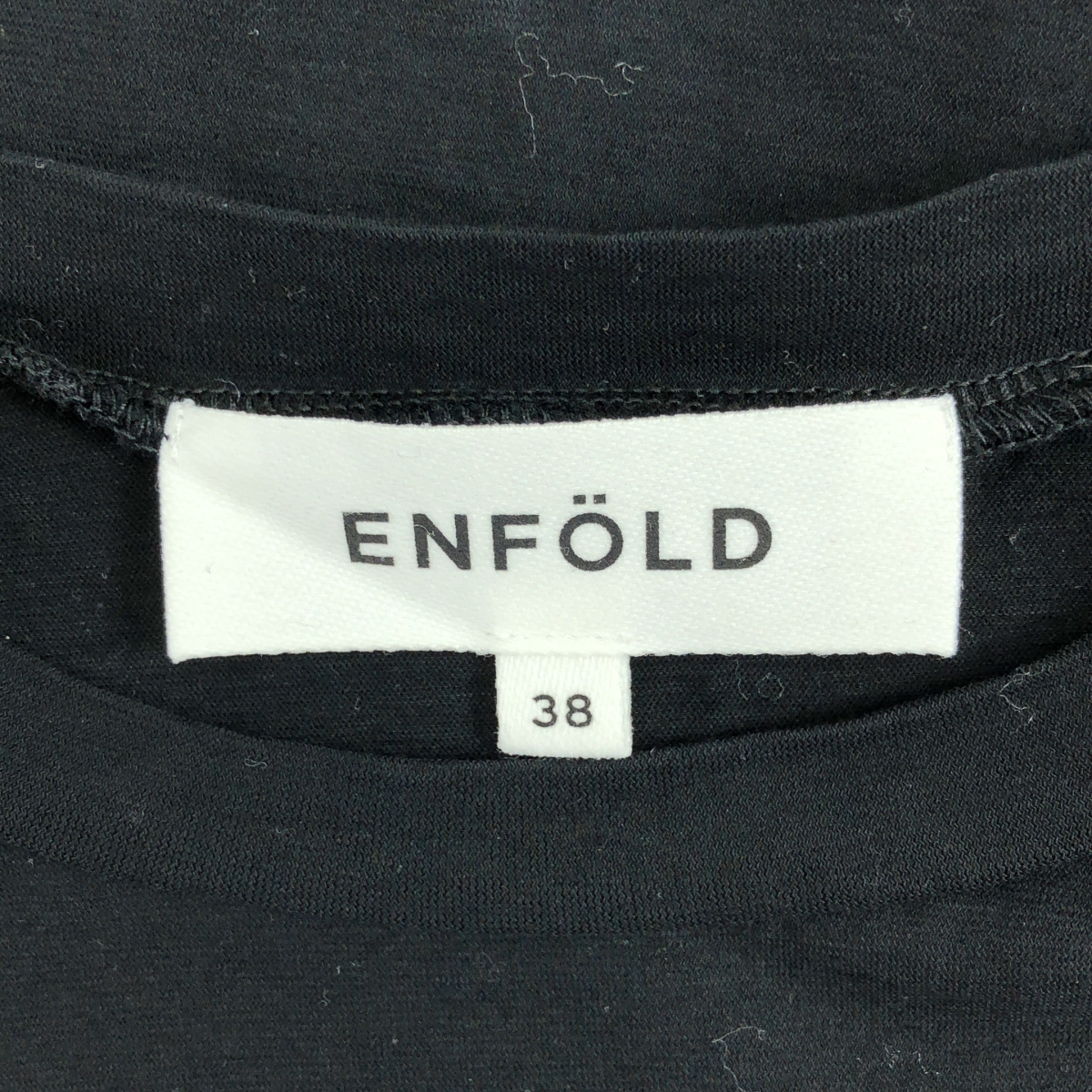 ENFOLD / エンフォルド ハイツイスト 天竺 トライアングル Tシャツ