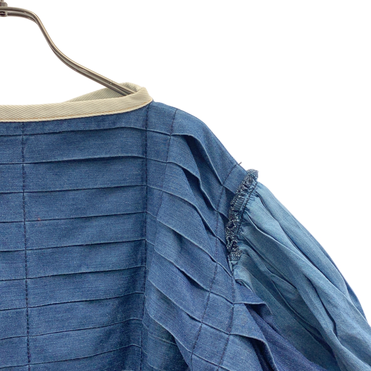 tricot COMME des GARCONS / トリココムデギャルソン コットン タック プリーツ ボリューム プルオーバー