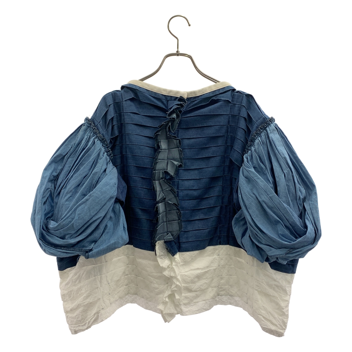 tricot COMME des GARCONS / トリココムデギャルソン コットン タック プリーツ ボリューム プルオーバー