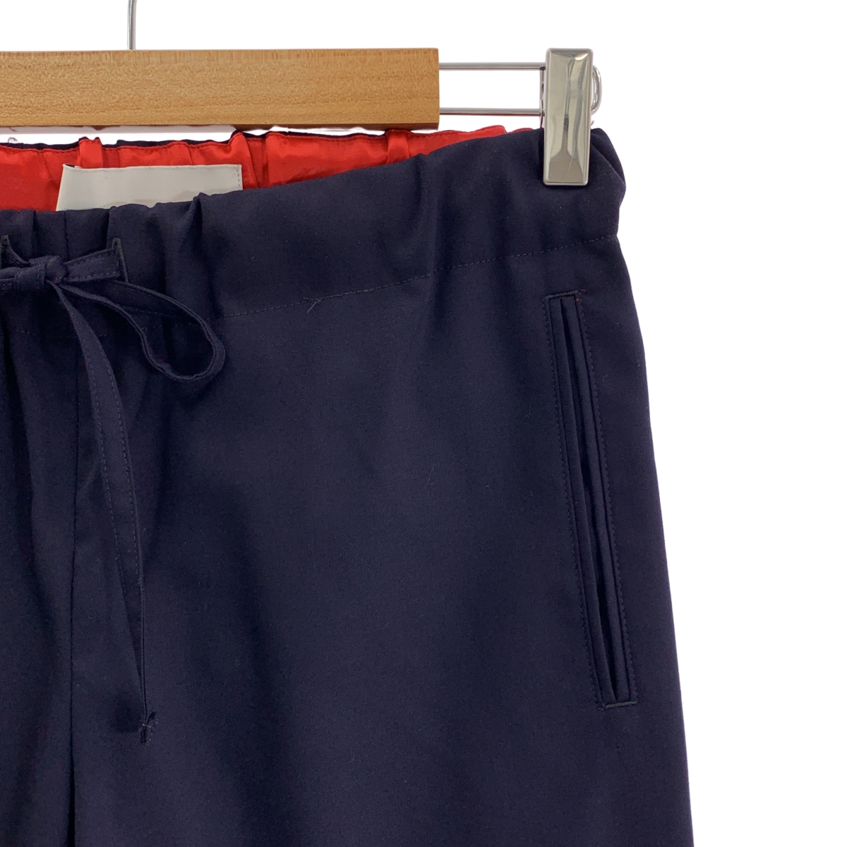 OVERCOAT / オーバーコート ウール ドローストリング パンツ