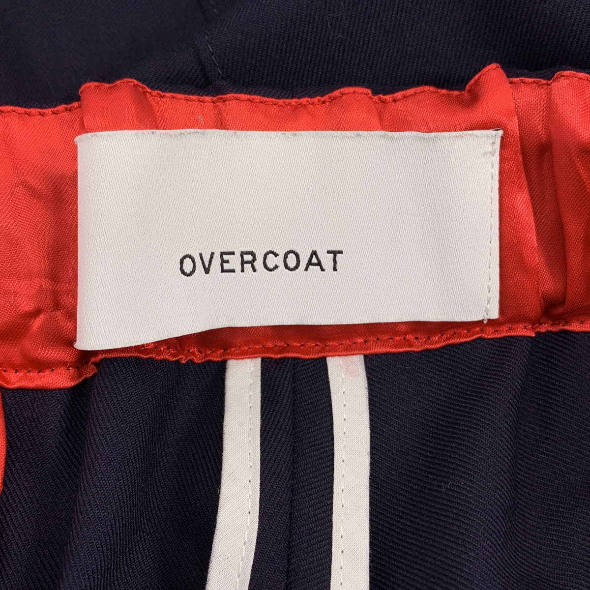 OVERCOAT / オーバーコート ウール ドローストリング パンツ