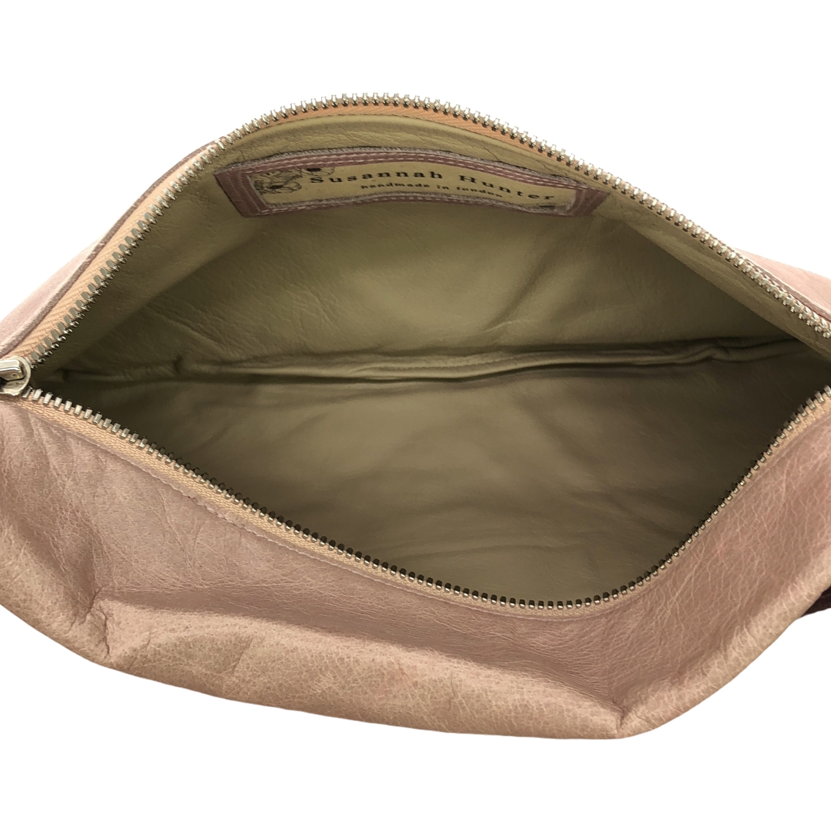 その他 レザー フラワー パッチ クラッチバッグ