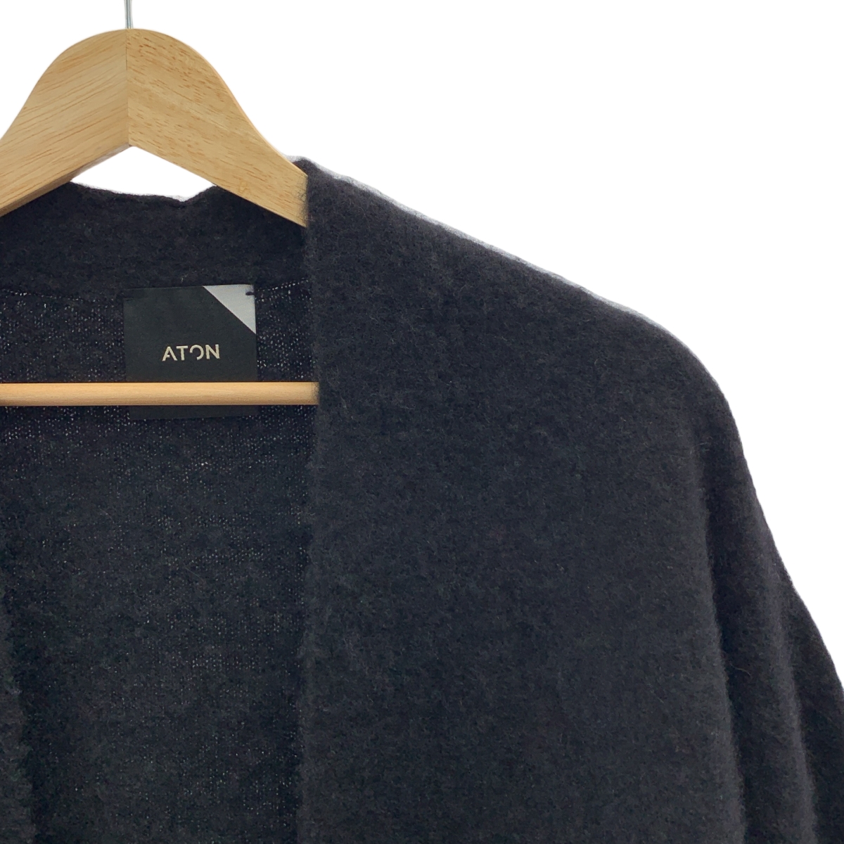 ATON / エイトン カシミヤ Vネック ロング カーディガン