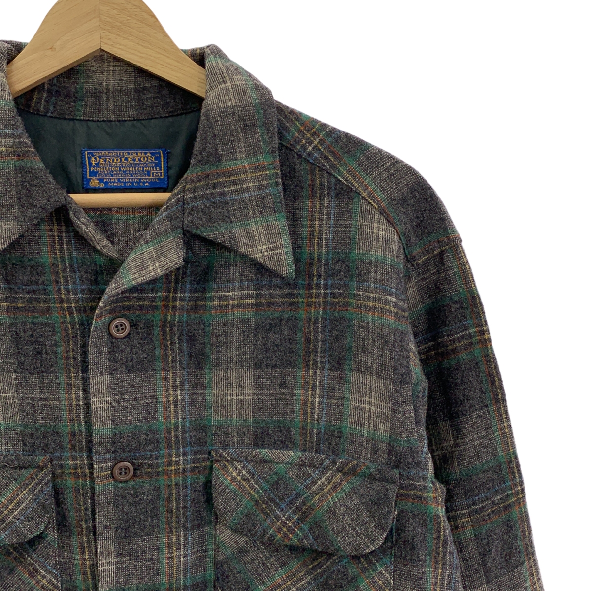 PENDLETON / ペンドルトン ウール チェック オープンカラーシャツ