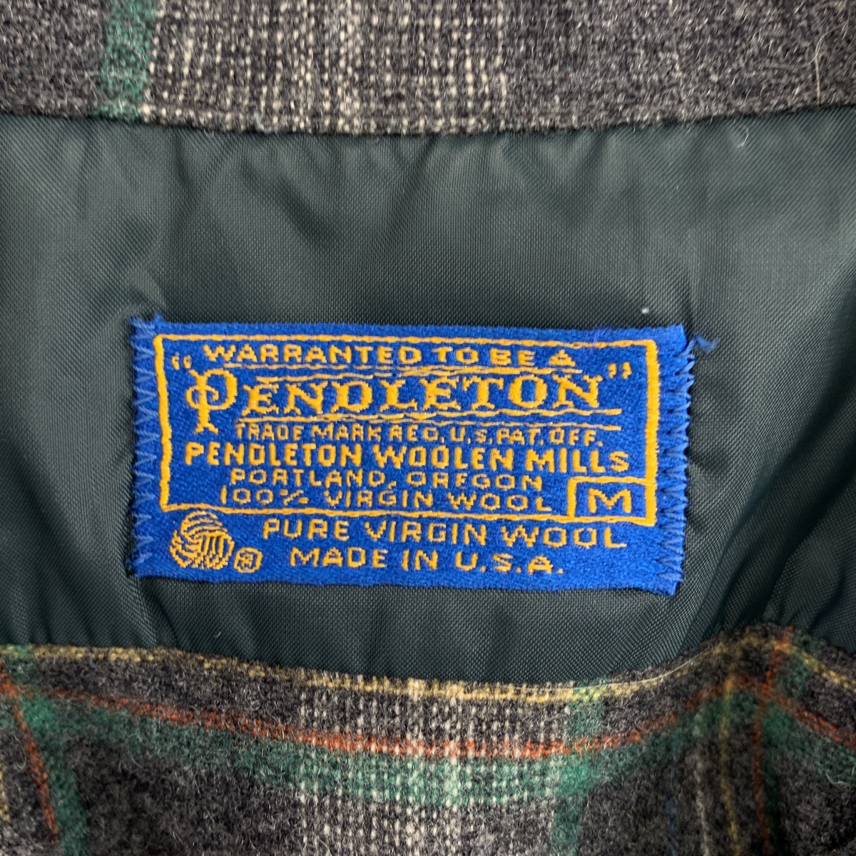 PENDLETON / ペンドルトン ウール チェック オープンカラーシャツ