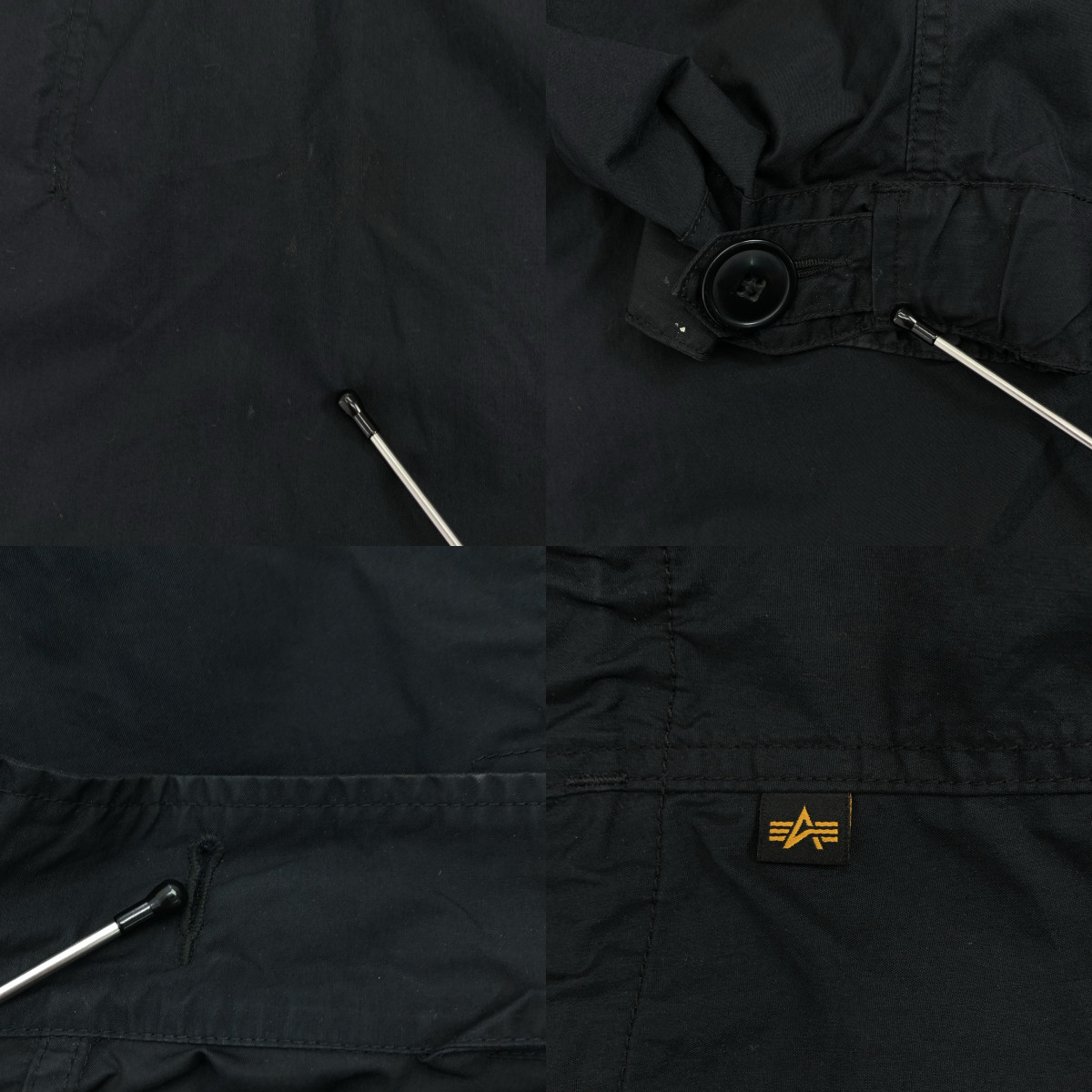 ALPHA INDUSTRIES / アルファインダストリーズ ドローストリング ミリタリー モッズコート