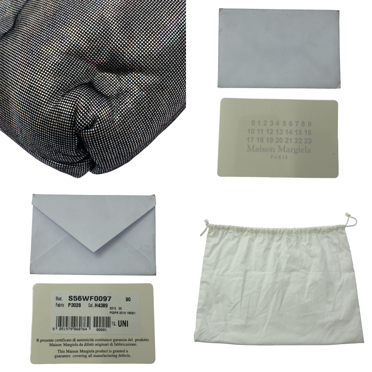 Maison Margiela / メゾンマルジェラ GLAM SLAM グラムスラム メタリック レザー 2WAY ショルダーバッグ