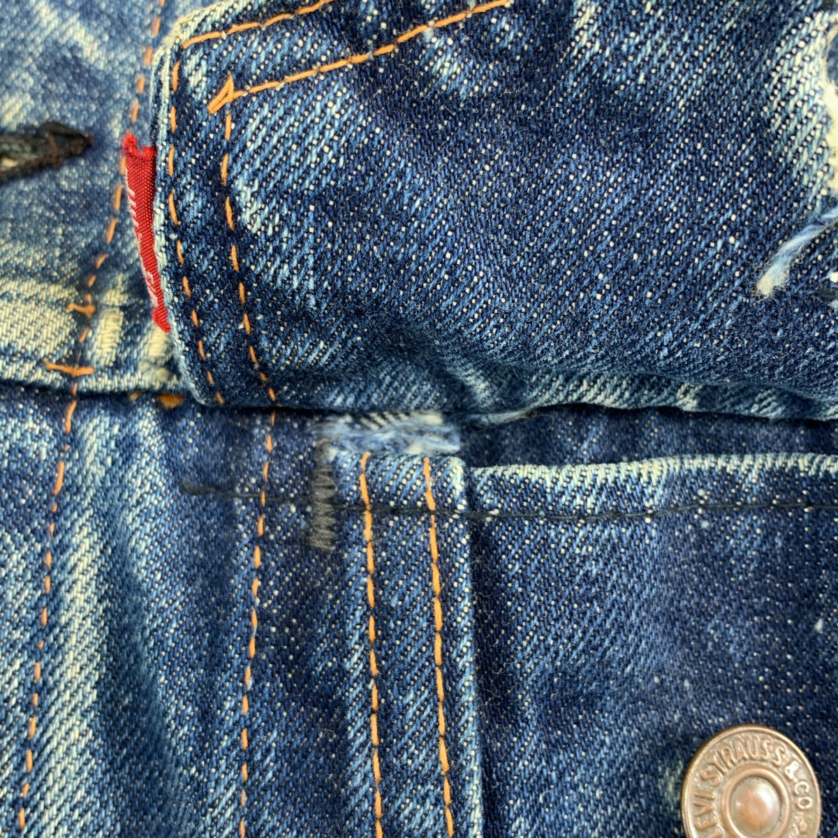 Levi's / リーバイス 70505 4thモデル BigE 不均等V デニム トラッカージャケット