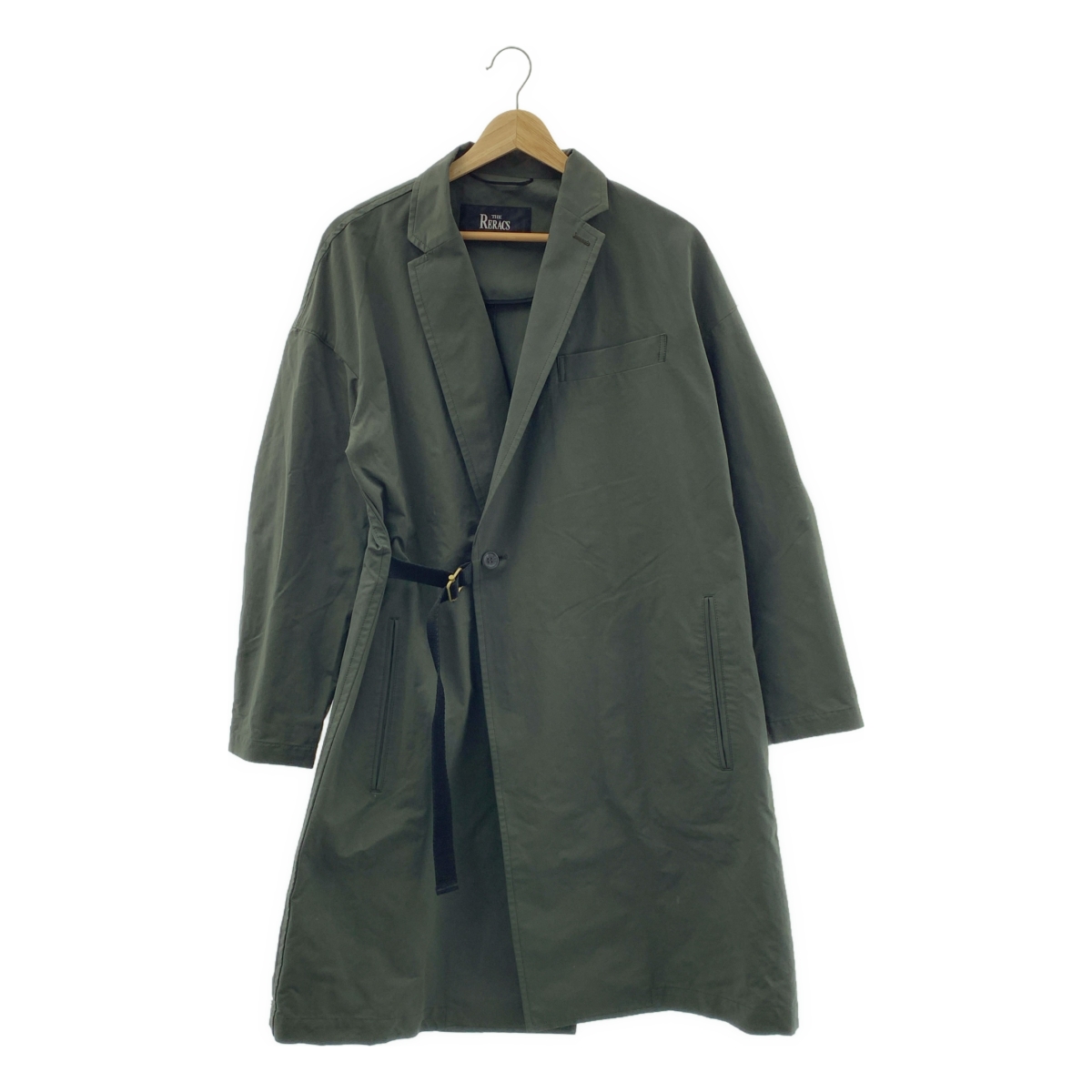 THE RERACS / ザリラクス LOOSE CHESTERFIELD COAT / オーバーシルエット シングル コート