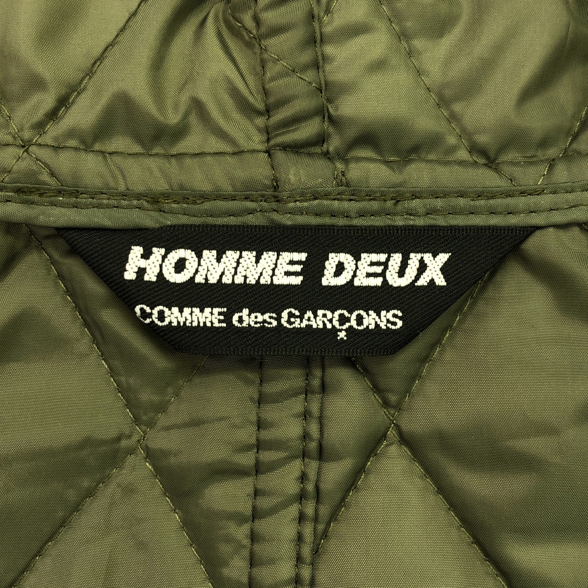 COMME des GARCONS HOMME DEUX / コムデギャルソンオムドゥ 高密度タフタ キルト ポンチョ