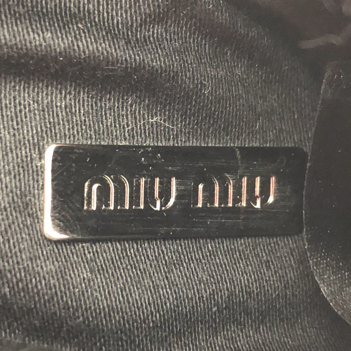 miu miu / ミュウミュウ レザー パイソン ビジュー装飾 ハート コインケース 財布